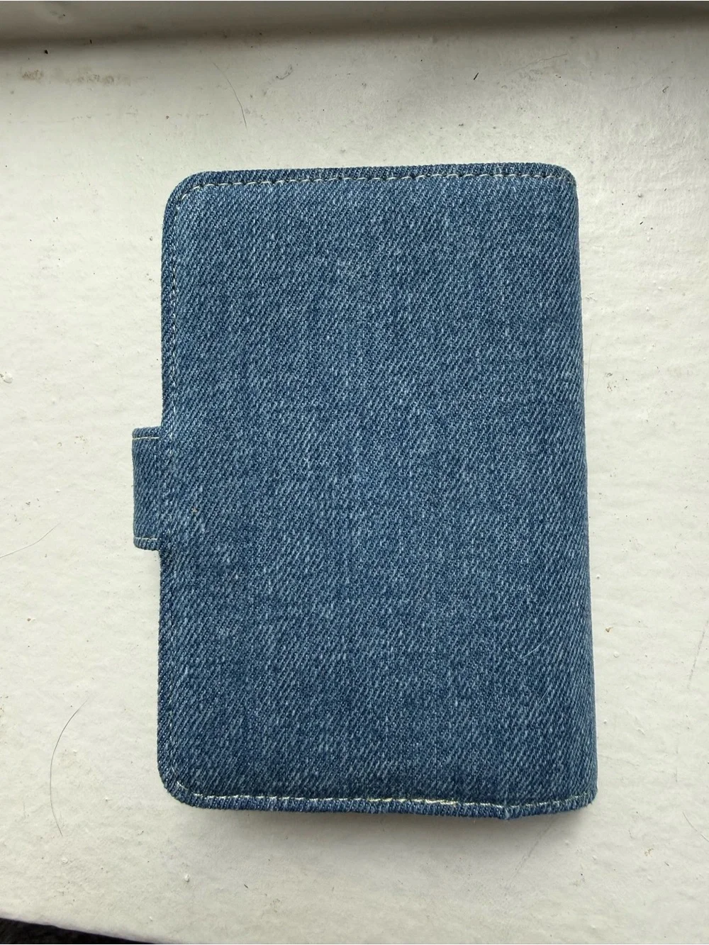 CHANEL Denim CC Logo Bi-Fold Card Wallet GWP